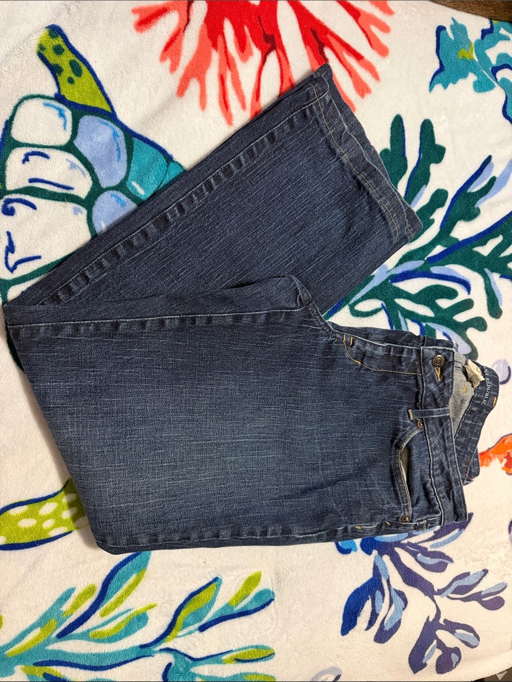 Classic Dark Blue Banana Republic Women's Jeans 10